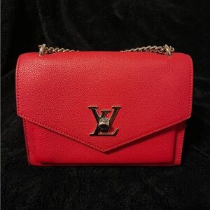 Louis Vuitton Mylockme BB in red